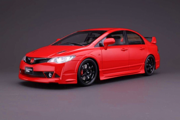 ONEMODEL 1/18 HONDA CIVIC TYPE-R FD2 Mugen  Red (DAMAGED)